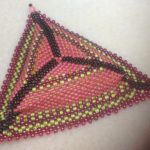 Triangle beaded vessel